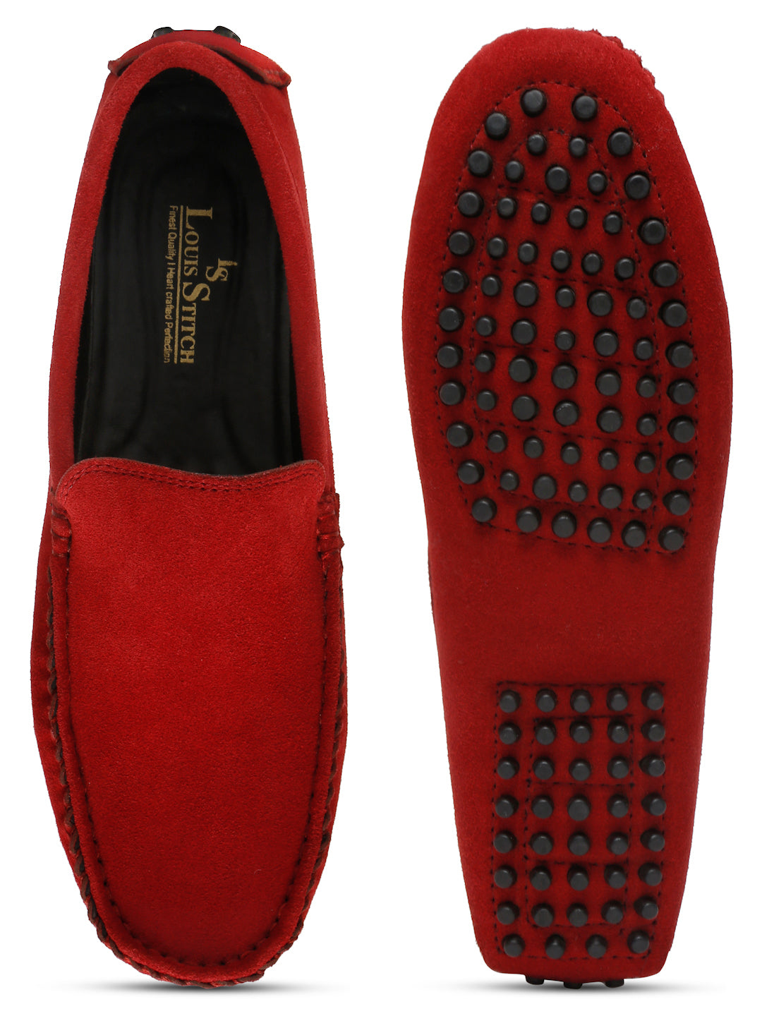 Handmade Italian Suede Leather Penny Loafers