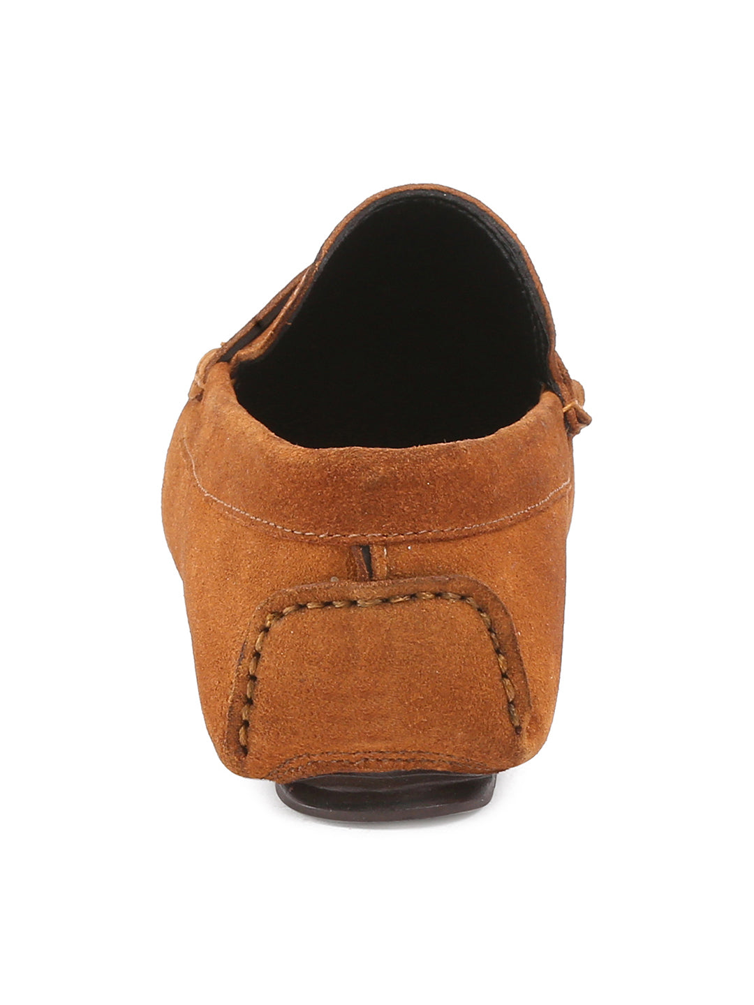 Tortilla Brown Handmade Italian Suede Leather Penny Loafers