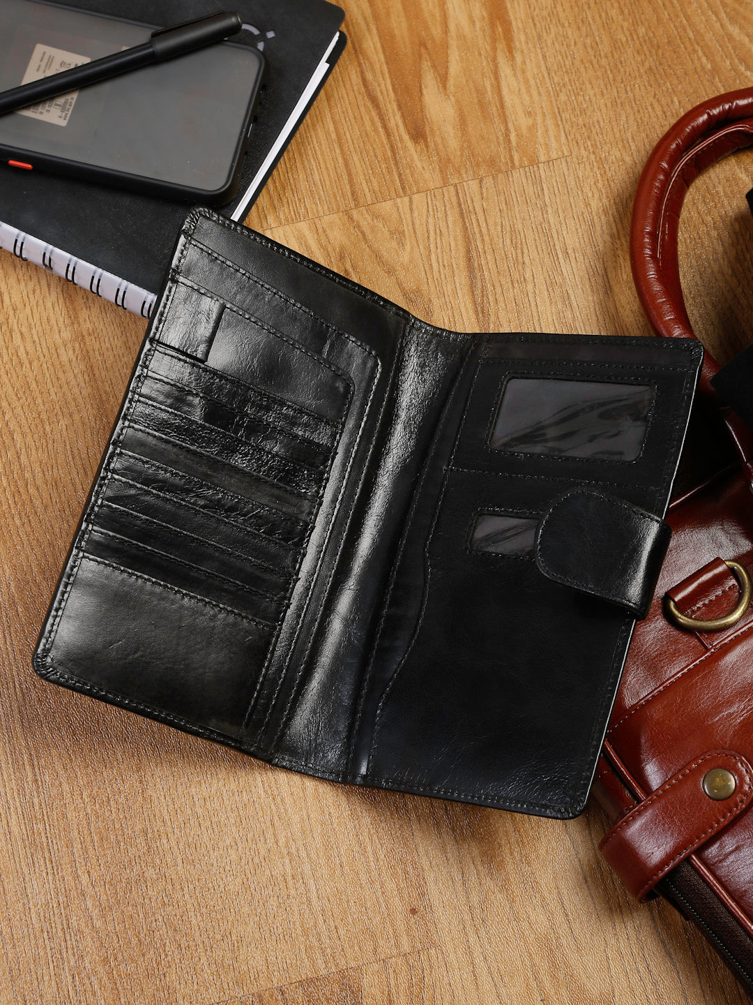 Genuine Leather Passport and documents Holder