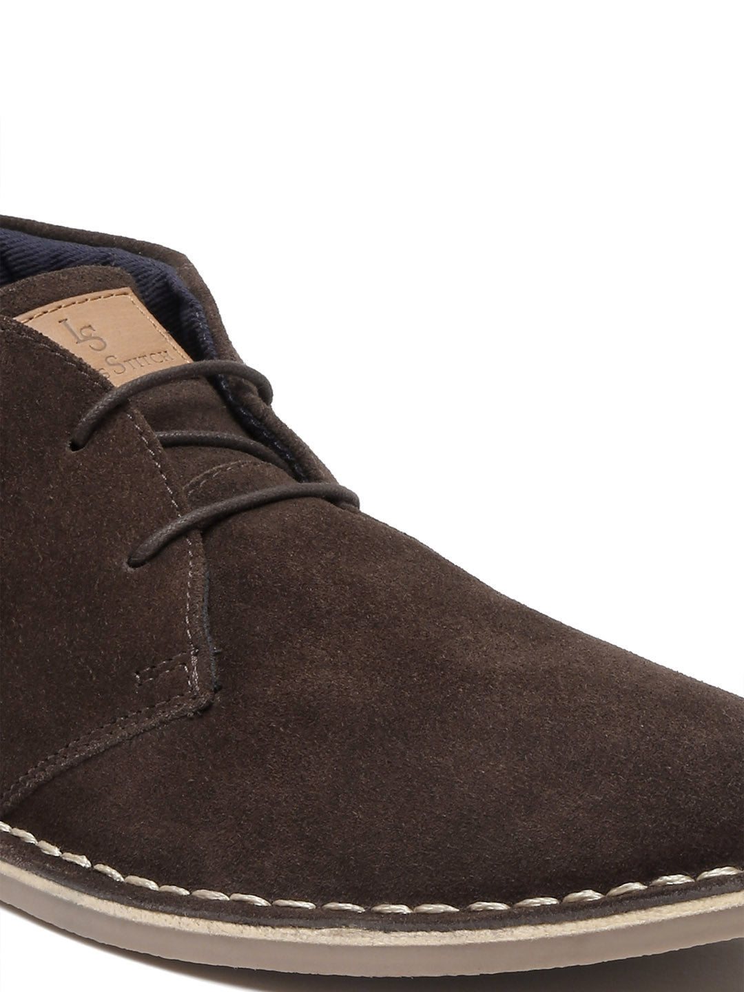 Bistre Brown Italian Suede Leather British Stitch Down Chukka Boots