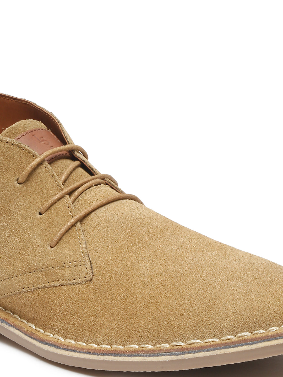 Oyester Cream Italian Suede Leather British Stitch Down Chukka Boots