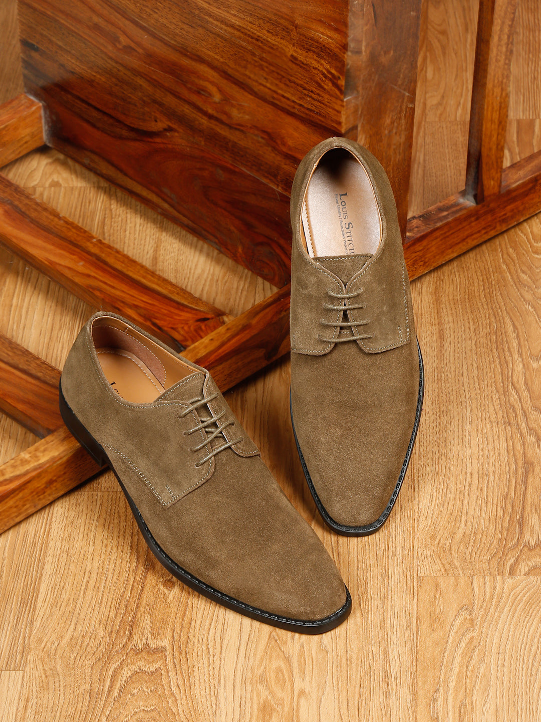 Olive suede shoes clearance