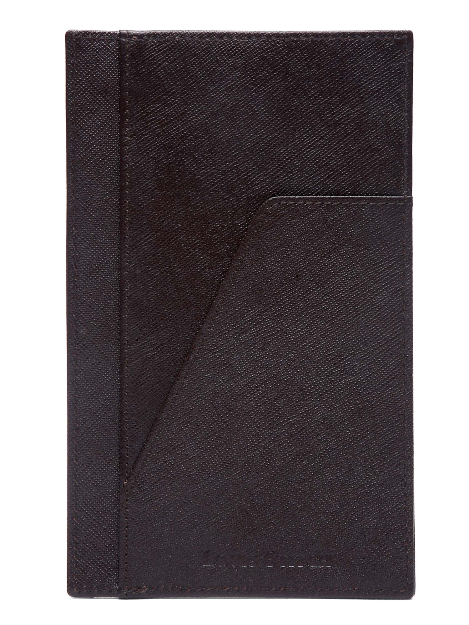 Italian Saffiano Leather Passport Holder With RFID Protection